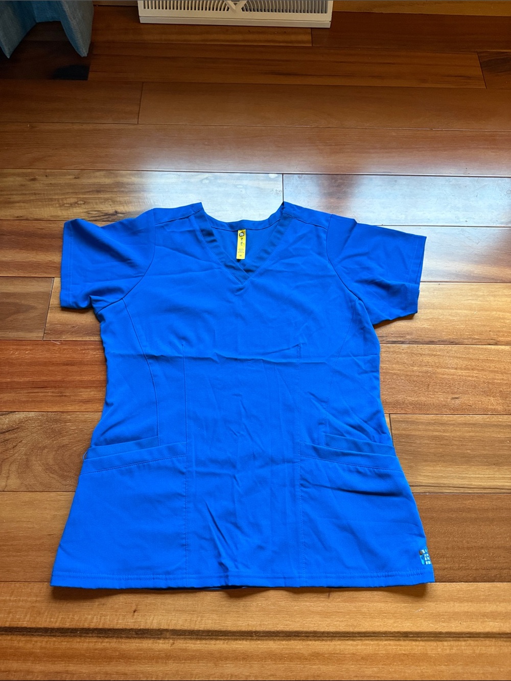 WonderWink Royal Blue V-Neck Medical Scrub Top